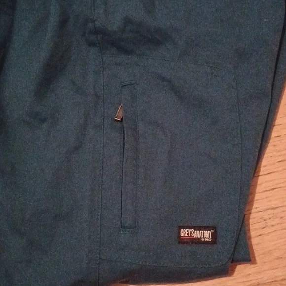 S Grey's Anatomy Scrub Pants Women's  Blue Green Bottoms - Picture 2 of 4